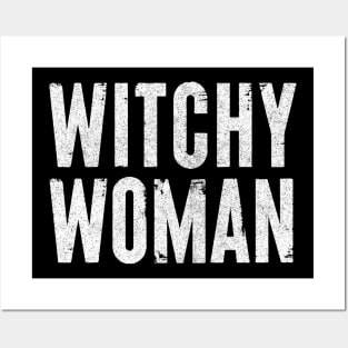 Witchy Woman / Faded Typography Design Posters and Art